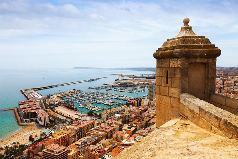 Burg von Santa Barbara Alicante