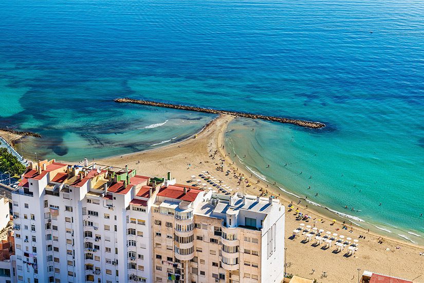 Strand von Postiguet Alicante