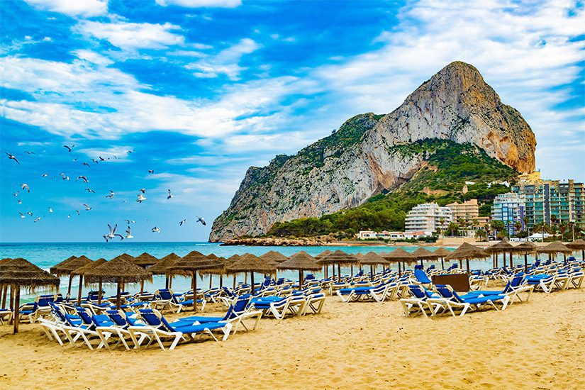 Strand von Calpe