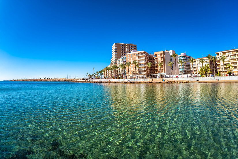 Badeort Torrevieja an der Costa Blanca