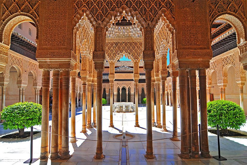 Maurische Architektur in der Alhambra