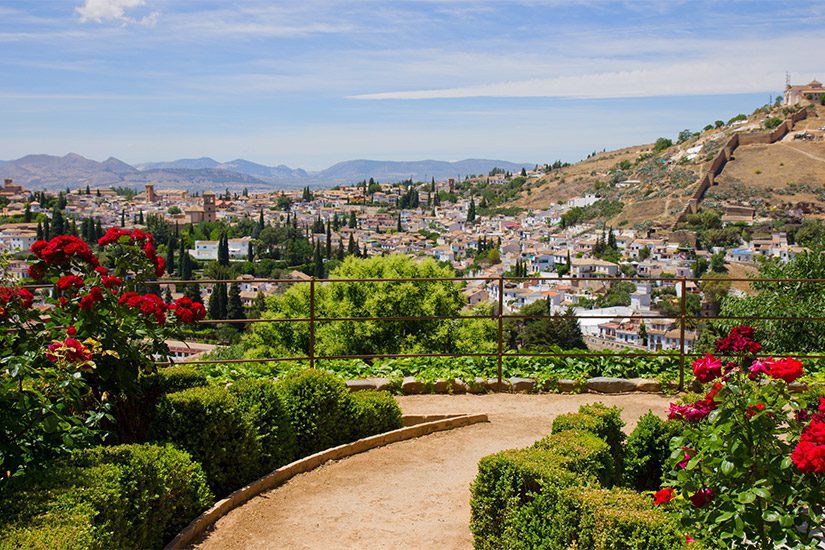 Die Gärten des Generalife in Granada