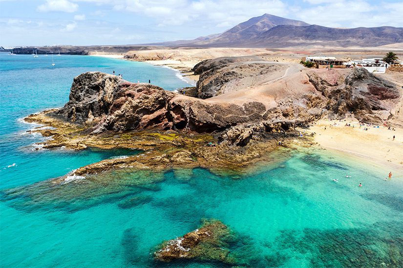 Strand Papagayo, östlich von Playa Blanca