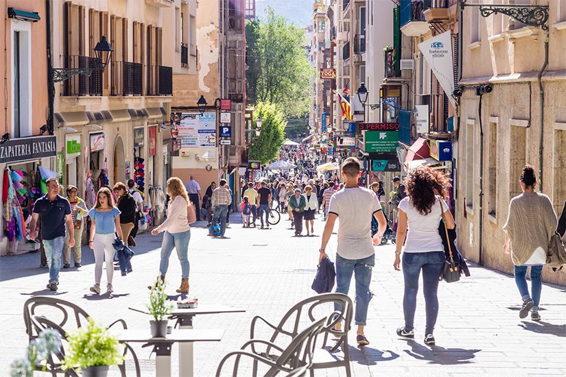 Einkaufsstraße Palma de Mallorca