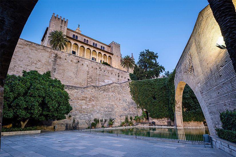 La almudaina, königlicher Alkazar der Stadt Palma de Mallorca