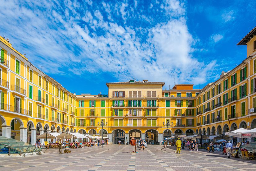 Plaza Mayor in Palma de Mallorca