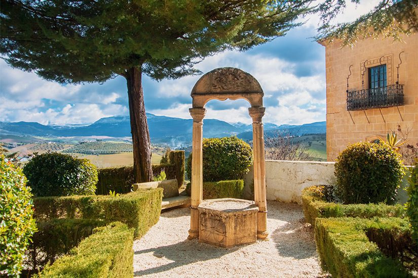 Garten des Palacio del Rey Moro, Ronda