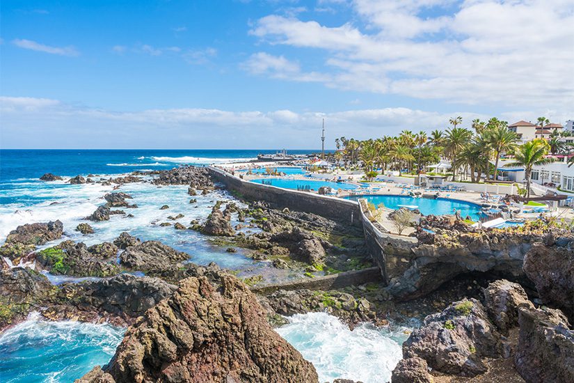 Öffentliche Salzwasser-Schwimmbäder in Puerto de la Cruz, Teneriffa