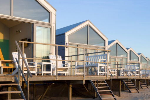 Die schönsten Strandhäuser am Meer in den Niederlanden