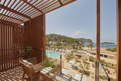 The Club Cala San Miguel Hotel Ibiza, blick am Meer